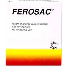 FEROSAC IV  100mg/5ml 5 amp